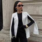 Damen Modische Blazerjacke mit weitem Schnitt und eleganten Details R&B
