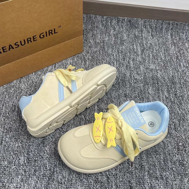 Damen Sportliche Sneakers mit verspieltem Design und stabiler Sohle