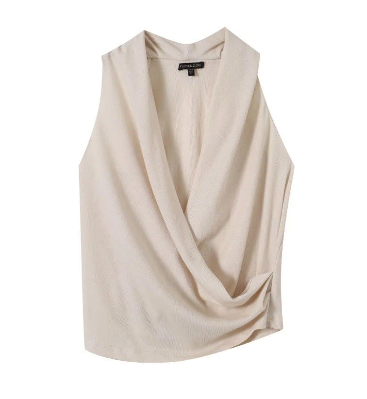 Damen Wickeloberteil mit elegantem, fließendem Stoff R&B