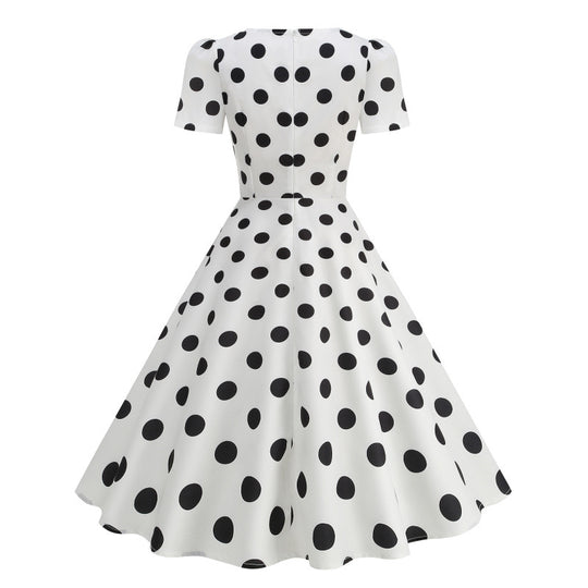 Damen Freizeitkleid mit floralem Design und schwingendem Rock R&B
