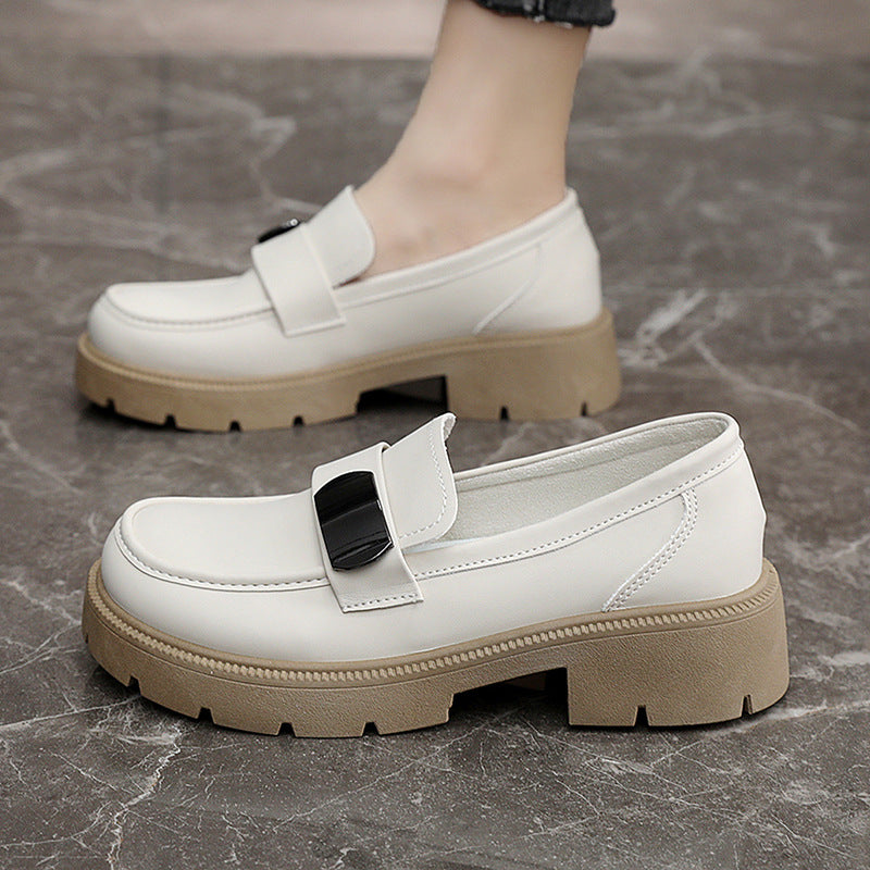 Damen elegante Loafers mit markanter Blocksohle R&B