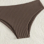 Damen Bandeau-Bikini mit raffiniertem Schnürdetail