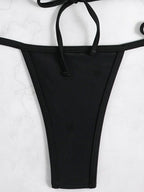 Damen Triangel-Bikini mit raffiniertem Schnürdesign