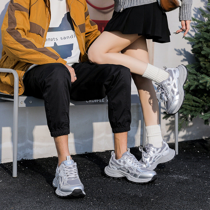 Damen Sportliche Sneakers mit dämpfendem Sohlenprofil und atmungsaktivem Mesh-Obermaterial R&B