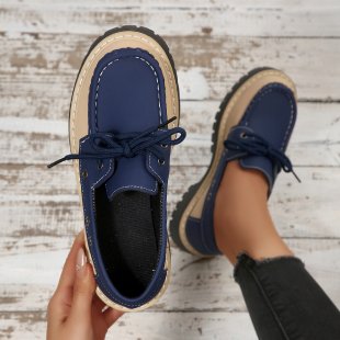 Damen Schnürschuhe mit kombiniertem Obermaterial R&B