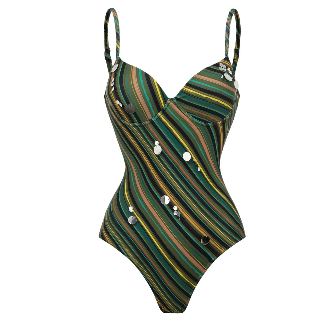 Damen Badeanzug und Strandrock Set R&B