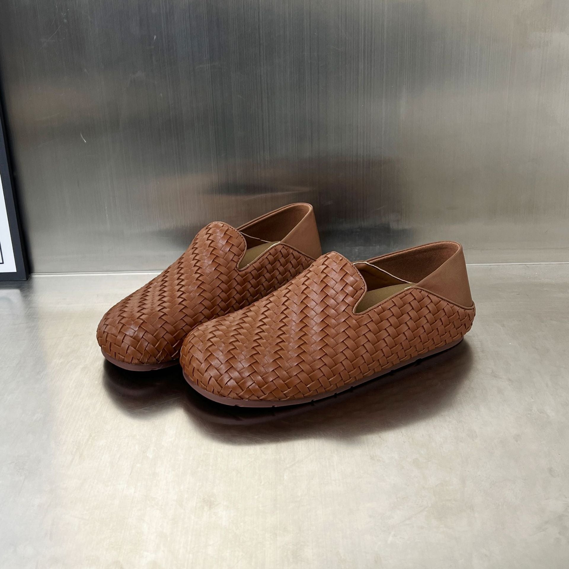 Damen Bequeme Mokassins mit raffiniertem Flechtdesign R&B