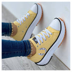 Damen modische Plateau-Sneaker mit erhöhtem Komfort und trendigem Design R&B