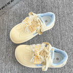 Damen Sportliche Sneaker mit verspieltem Schleifendetail