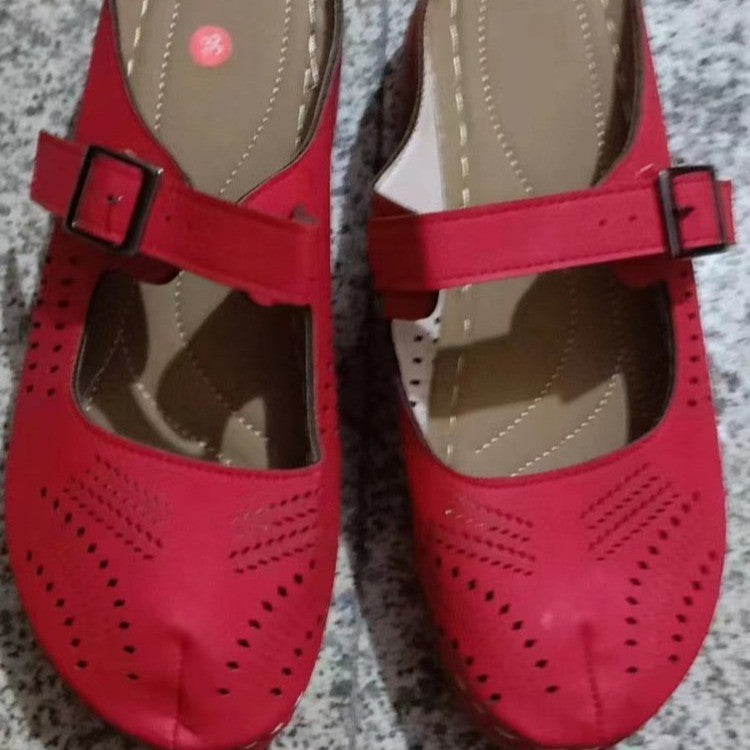 Damen Komfortable und luftige Sandalen mit verstellbarem Riemen R&B