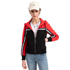 Damen sportliche Jacke mit modernen Streifenelementen