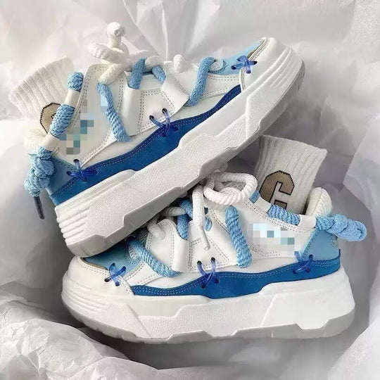 Damen Sportliche Sneakers mit innovativen Akzenten und rutschfester Sohle R&B