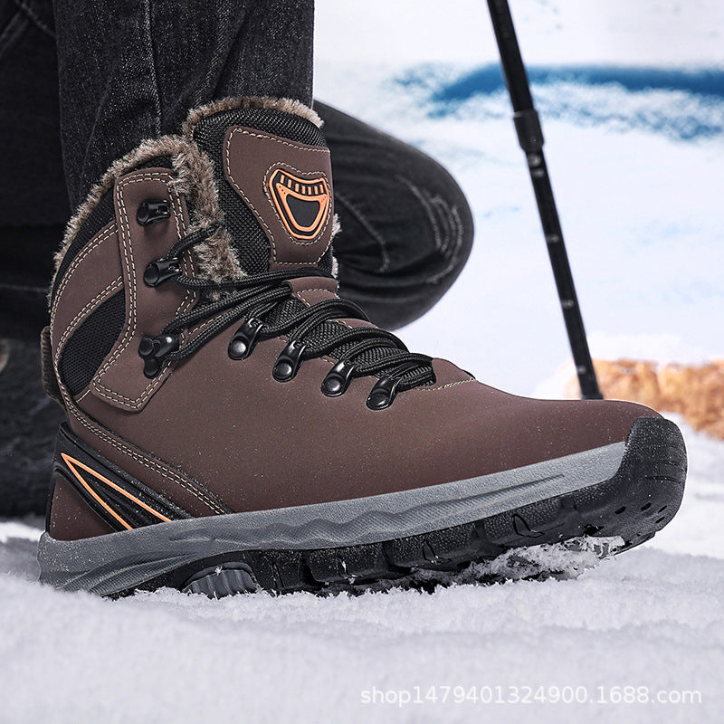 Herren Winterwanderschuhe mit isolierendem Futter und rutschfester Sohle R&B