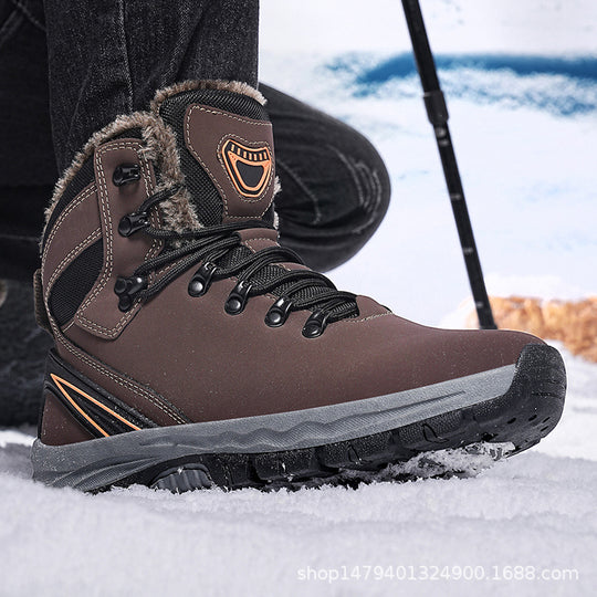Herren Winterwanderschuhe mit isolierendem Futter und rutschfester Sohle R&B