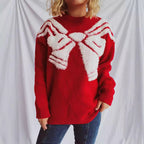 Damen Strickpullover mit festlichem Design und weichem Material R&B