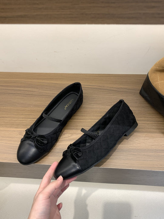 Damen Elegante Mary Jane Ballerinas mit modischem Riemchen und komfortablem Fußbett R&B