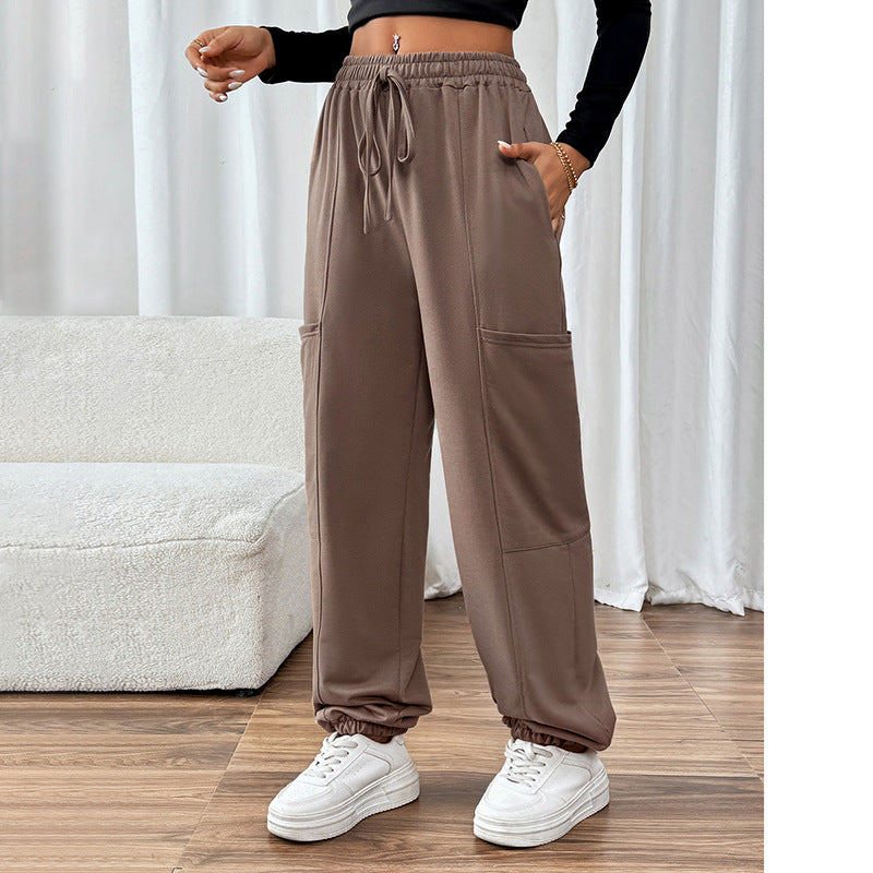Damen Hochwertige Freizeithose mit elastischem Bund und praktischen Seitentaschen R&B