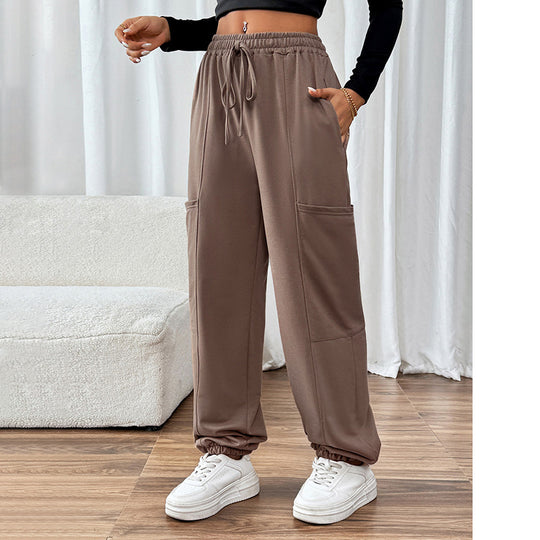 Damen Hochwertige Freizeithose mit elastischem Bund und praktischen Seitentaschen R&B
