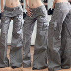 Damen Cargo-Hose mit weitem Schnitt und praktischen Seitentaschen R&B
