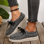 Damen Bequeme Schnürschuhe aus hochwertigem Textil