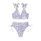 Damen Hochgeschnittener Bikini mit verstellbaren Trägern