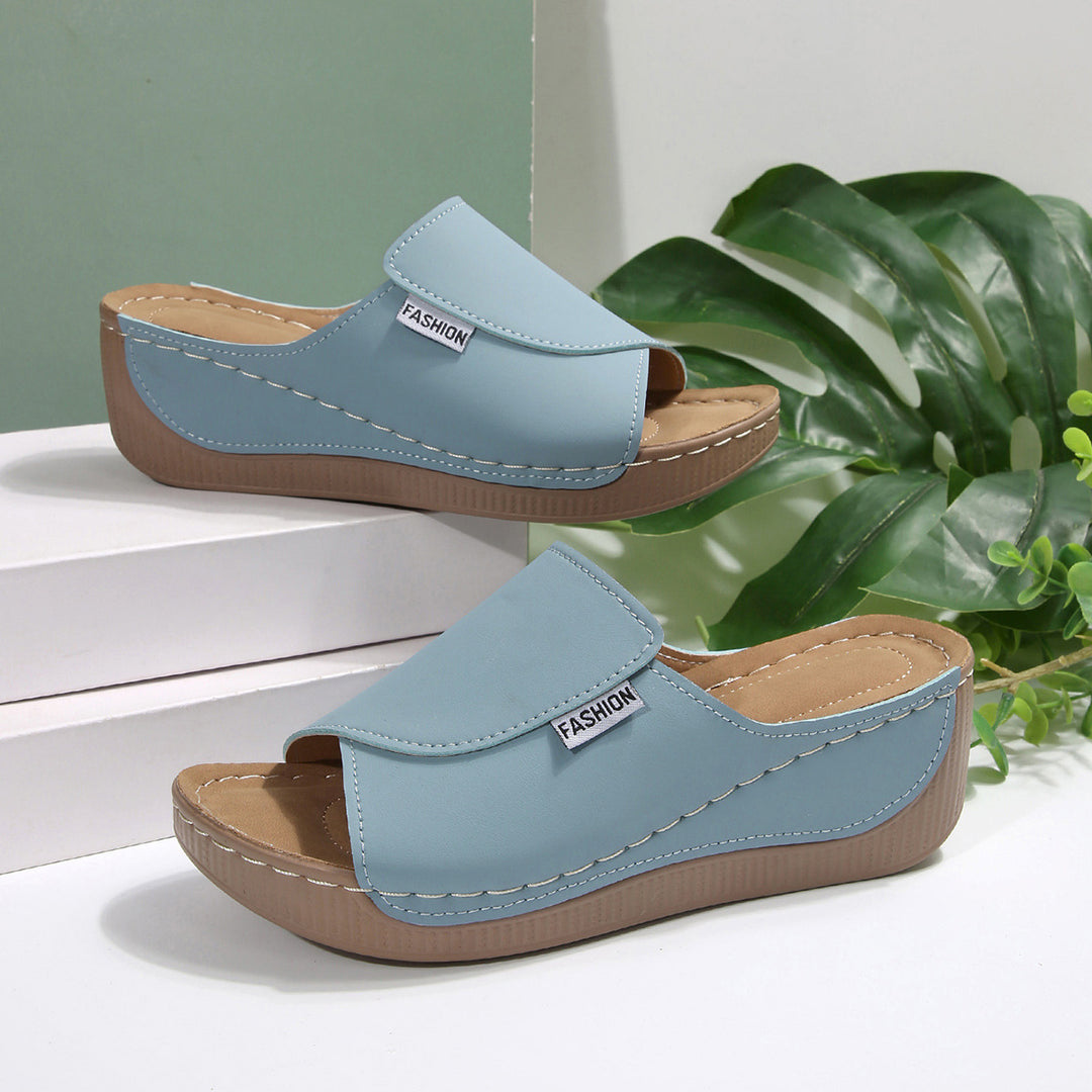 Damen bequeme Clogs mit modischem Riemendesign R&B