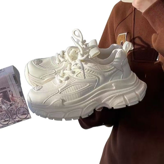 Damen Sportliche Sneakers mit atmungsaktivem Mesh-Obermaterial und rutschfester Sohle R&B