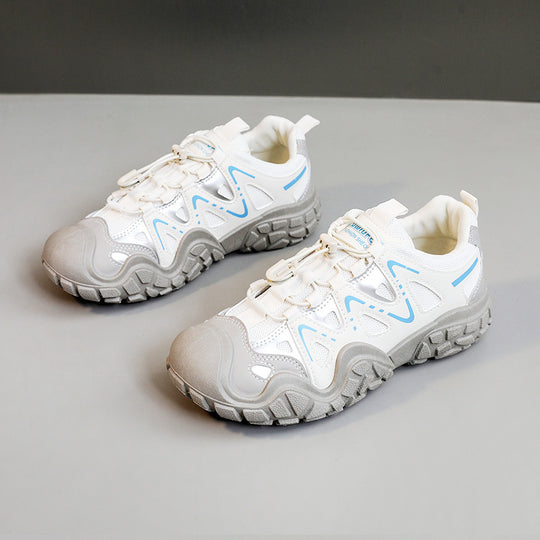 Damen sportliche Allrounder Sneakers mit atmungsaktivem Mesh-Obermaterial und rutschfester Sohle R&B