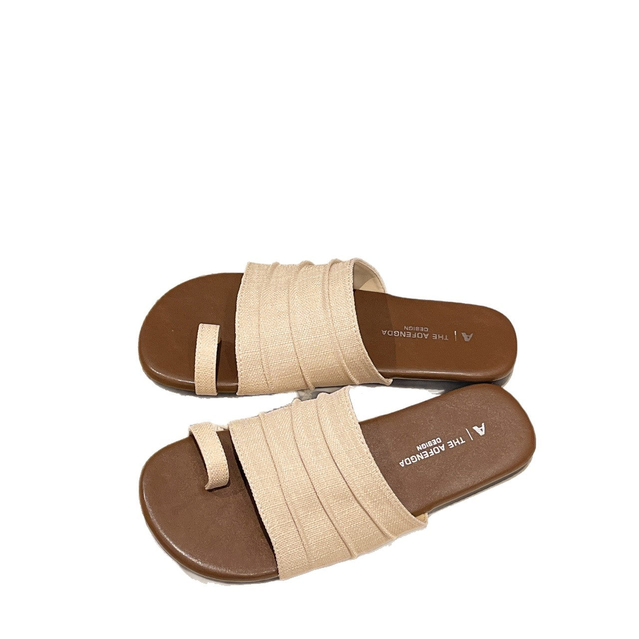 Damen gemütliche Riemen-Sandalen mit stabiler Sohle und elastischem Design EB