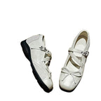 Damen elegante Mary Jane Ballerinas mit dekorativem Riemchen und komfortablem Fußbett R&B