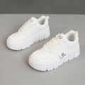 Damen Plateau Sneakers mit geschäumter Laufsohle und modernem Design R&B