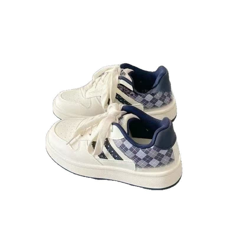Damen Sportliche Sneakers mit kariertem Design und gepolsterter Innensohle R&B