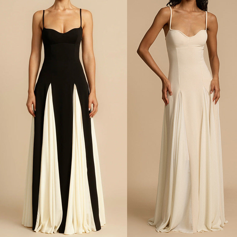 Damen Elegantes Abendkleid mit asymmetrischem Saum und feinen Rüschen R&B