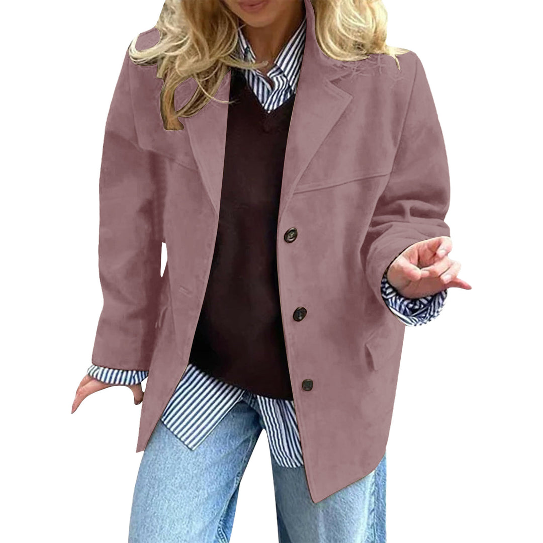 Damen Oversized Baumwolljacke mit lässigem Schnitt R&B