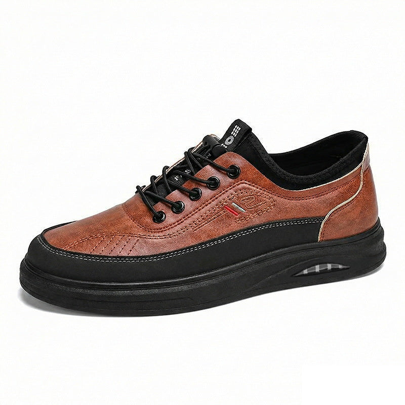 Damen Bequeme und stylische Ledersneaker mit rutschfester Sohle und atmungsaktivem Innenfutter