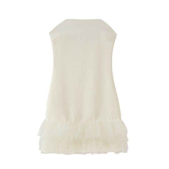 Damen Cocktailkleid mit raffiniertem Tüllsaum und elegantem Schnitt R&B