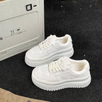 Damen hochbordige Sneaker mit elegantem Design und gepolsterter Sohle R&B