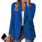Damen Eleganter Blazer mit strukturiertem Design und praktischen Taschen R&B