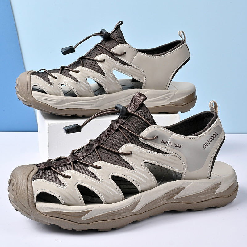Damen Sportliche Outdoor-Sandalen mit rutschfester Sohle und praktischem Schnellschnürsystem R&B
