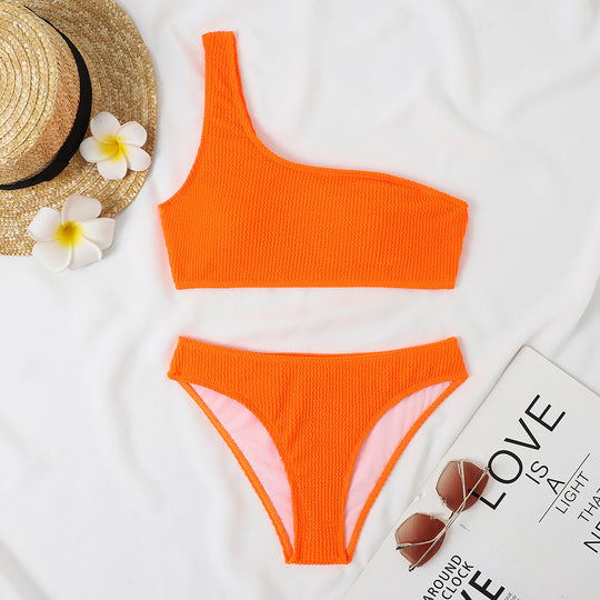 Damen Triangel-Bikini mit asymmetrischem Schnitt und aufregendem Design R&B