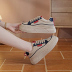 Damen Plateausneaker mit modischem Design und dämpfender Sohle R&B