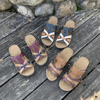 Damen Clogs mit verstellbaren Riemen und gepolstertem Fußbett R&B