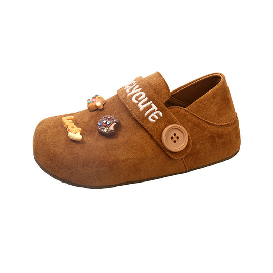 Damen Clogs mit verspieltem Dekor und praktischem Klettverschluss R&B