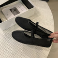 Damen Ballerinas aus atmungsaktivem Mesh mit komfortablem Riemen R&B