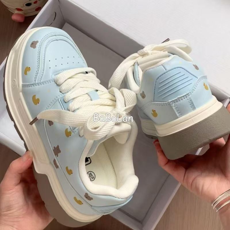 Damen Sneaker mit tierischen Motiven und bequemer Dämpfung