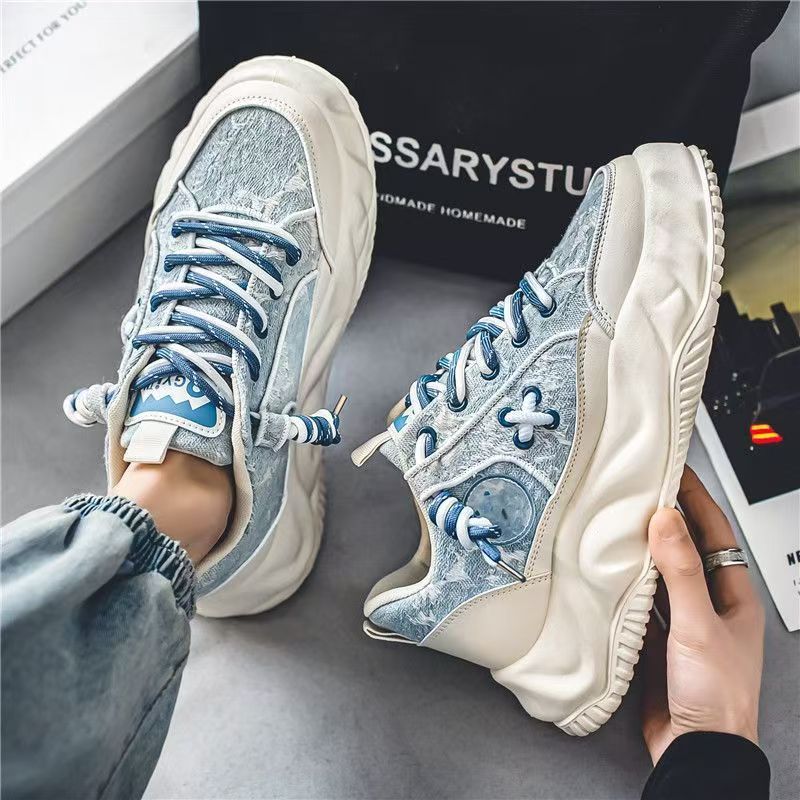 Damen Modische Sneakers mit dämpfender Laufsohle und auffälligem Design