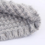 Damen Strickjacke mit doppelter Knopfleiste und hoher Kragen R&B