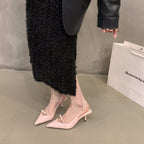 Damen Slingback-Pumps mit spitzem Design und elegantem Absatz R&B