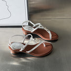 Damen Elegante Sandalen mit kostbaren Verzierungen und komfortablem Absatz R&B