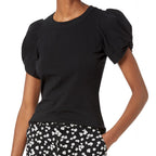 Damen Elegantes Oberteil mit Puffärmeln